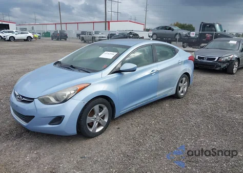 2011 Hyundai Elantra Gls (Ulsan Plant) from USA, damaged, VIN KMHDH4AE2BU097348